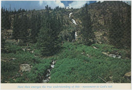 Waterfall near Mohawk Lakes, south of Breckenridge