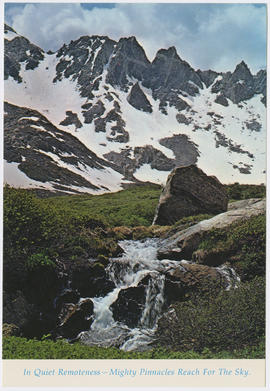 Waterfall in McCullough Gulch, south of Breckenridge