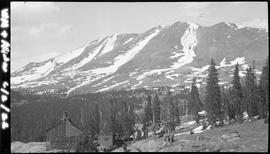 Mine shaft housing and mine dump, Bald Mountain above Boreas Pass, near Breckenridge