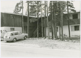 Northwest face of apartment building at 315 South French Street, Breckenridge