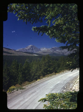 Boreas Pass Road with Quandary Peak of the Tenmile Range in view