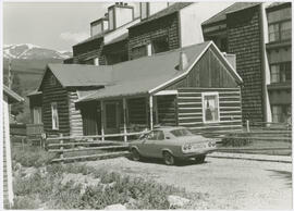 Southeast face of cabin at 105 North Harris Street, Breckenridge