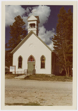 East face of church at 109 South French Street, Breckenridge