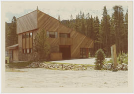 Northwest face of building at 410 South French Street, Breckenridge