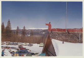 Breckenridge Ski Resort parking lot at the base of Peak 8