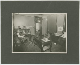 Interior of Charles Finding's office on Larimer Street in Denver, Colorado