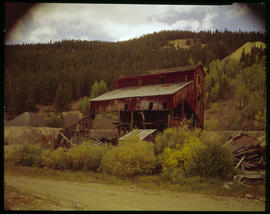 Remains of the mill at Jessie Mine in Gold Run near Breckenridge