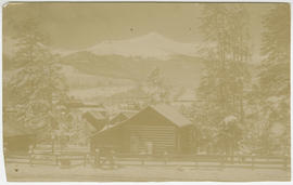 Edwin Carter's log cabin in Breckenridge