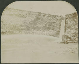 Water flows through the open headgate at Kingsbury Placer in Iowa Gulch near Breckenridge, Colorado