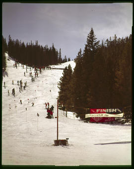 Lange Cup professional ski race at Breckenridge ski area