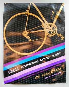 Poster for the 1984 Coors International Bicycle Classic in Colorado