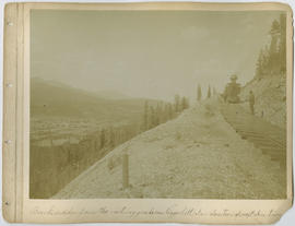 Railroad tracks on Barney Ford Hill east of Breckenridge