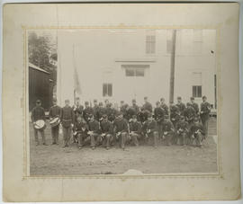 Group portrait of men in military uniform