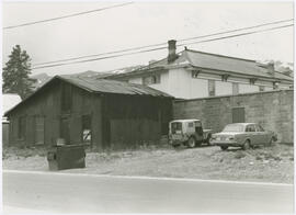 Northeast face of secondary structure at 208 North Ridge Street, Breckenridge