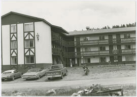 West face of condominiums building at 216 South Harris Street, Breckenridge