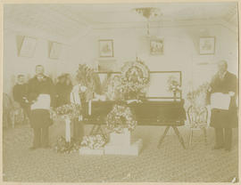 Edwin Carter's funeral in Breckenridge Masonic Lodge No. 47 on February 11, 1900