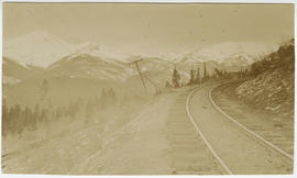 Railroad tracks on Boreas Pass and the Tenmile Range