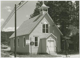 Northwest face of church at 100 South French Street, Breckenridge