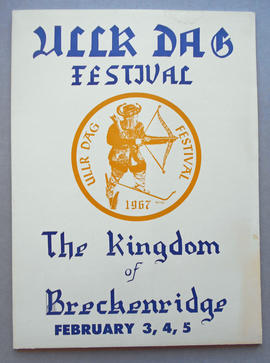 Breckenridge Ullr Dag Festival 1967 poster