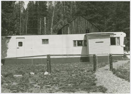 Mobile home and Batcheller Barn at east end of Adams Avenue, Breckenridge