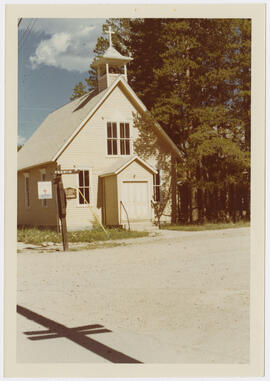 West face of church at 100 South French Street, Breckenridge