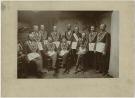 Founding Officers of Breckenridge Lodge No. 47 A.F. & A.M