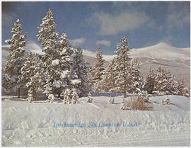 Snowy landscape and the Tenmile Range