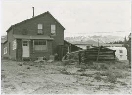 East face of house and secondary structure at 300 North French Street, Breckenridge