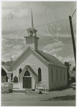 Southeast face of church at 310 Wellington Road, Breckenridge