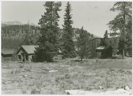 Southeast face of secondary structures at 201 North Ridge Street, Breckenridge