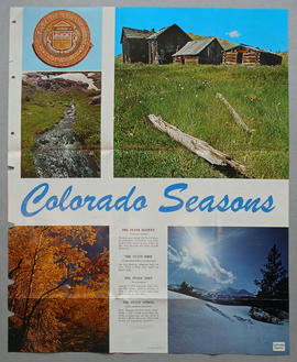 Poster, "Colorado Seasons", published by Colorado Photography Topolnicki