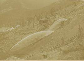 Wapiti Mining Company's hydraulic operations in American Gulch near Breckenridge, Colorado